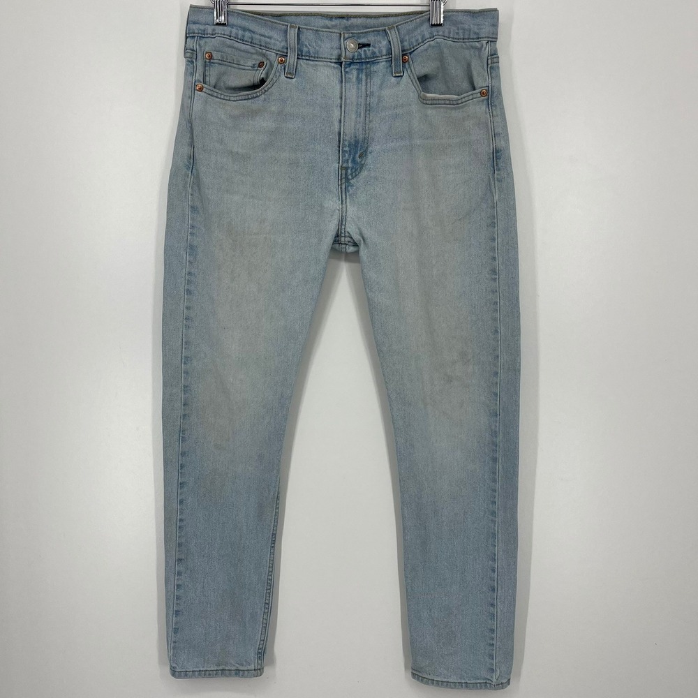 Levis 510 Skinny Fit Mens Jeans Light Wash‎ Blue Denim W33 L30
